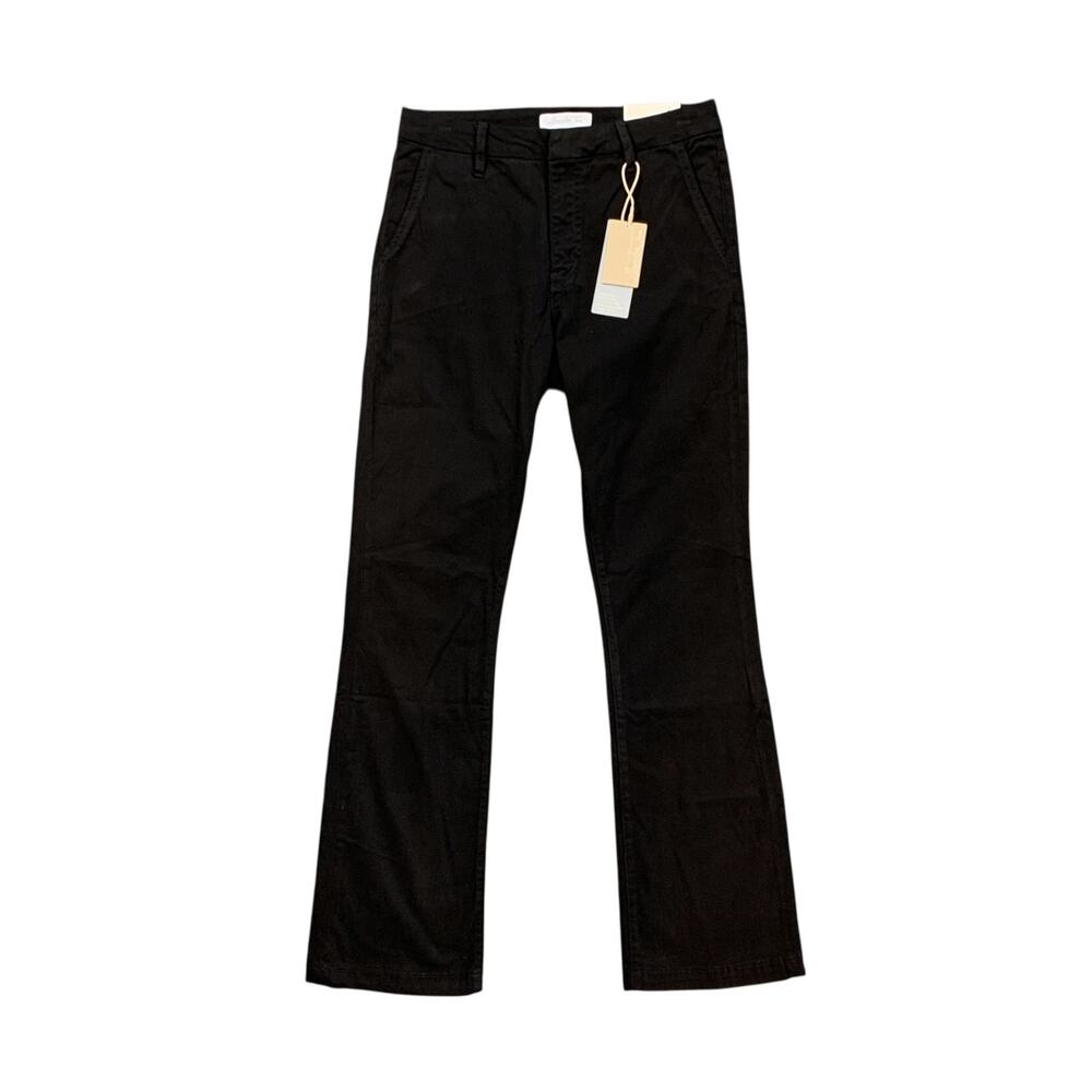 Alexander Jane Jeans Womens 10 Black Denim Tummy Control Lightweight Sateen Work